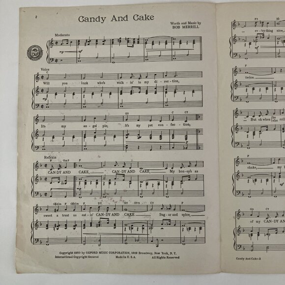 40s 50s Vintage Sheet Music Eartha Kitt, Affair To Remember, Davy Crockett - Picture 15 of 16